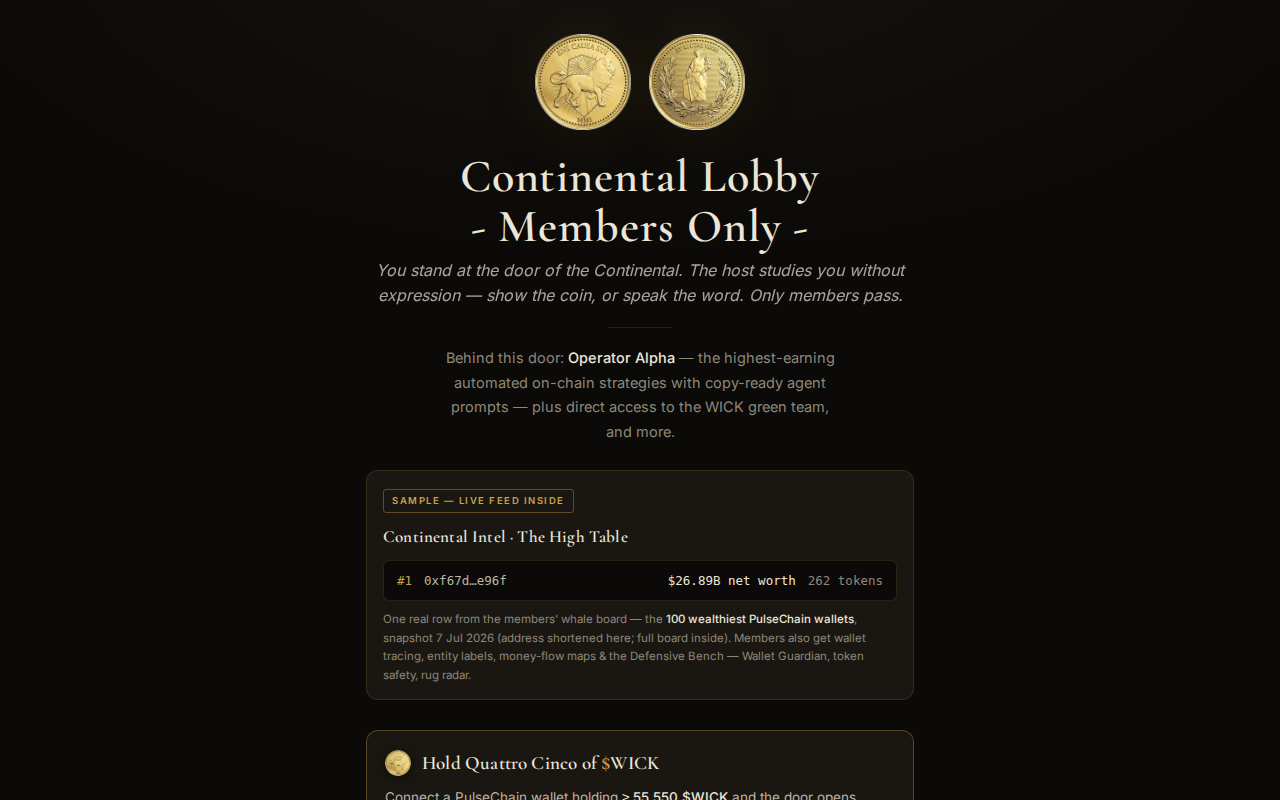 Member Area
