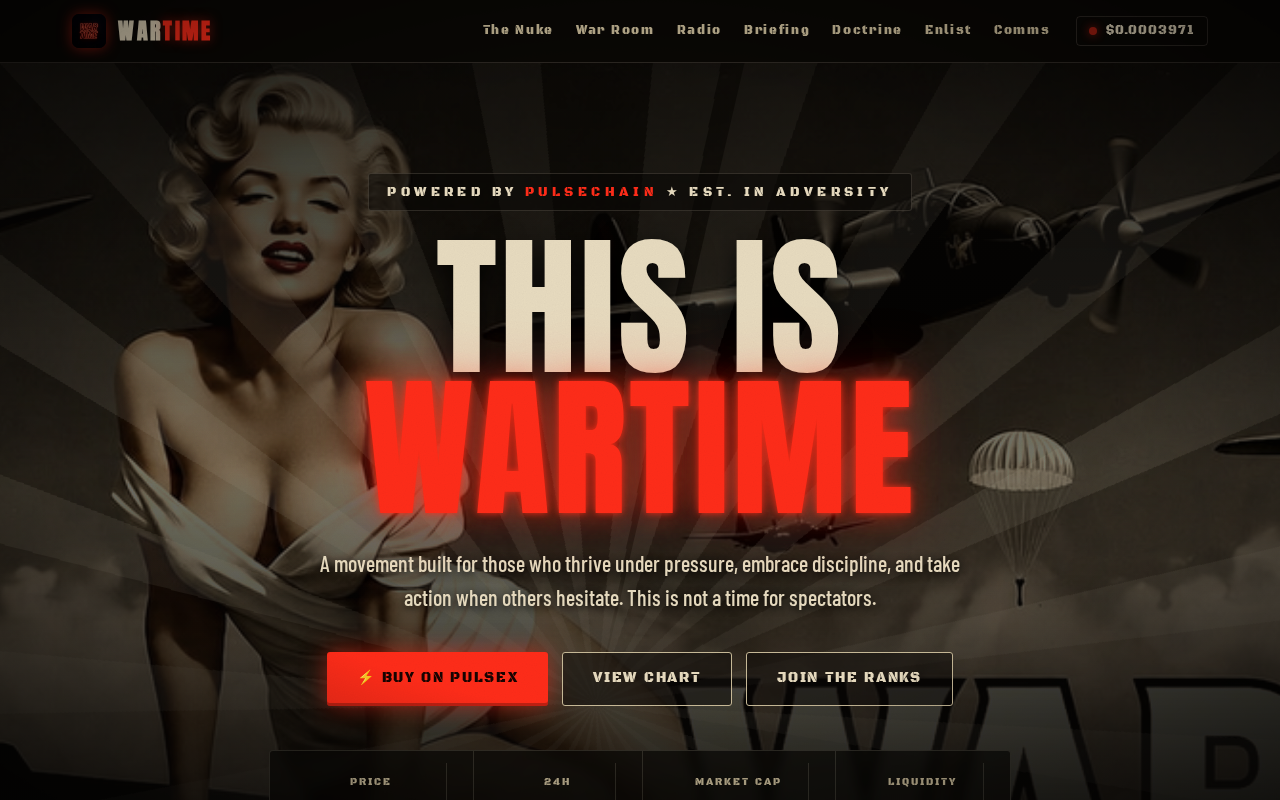 WARTIME — Not a Time for Spectators